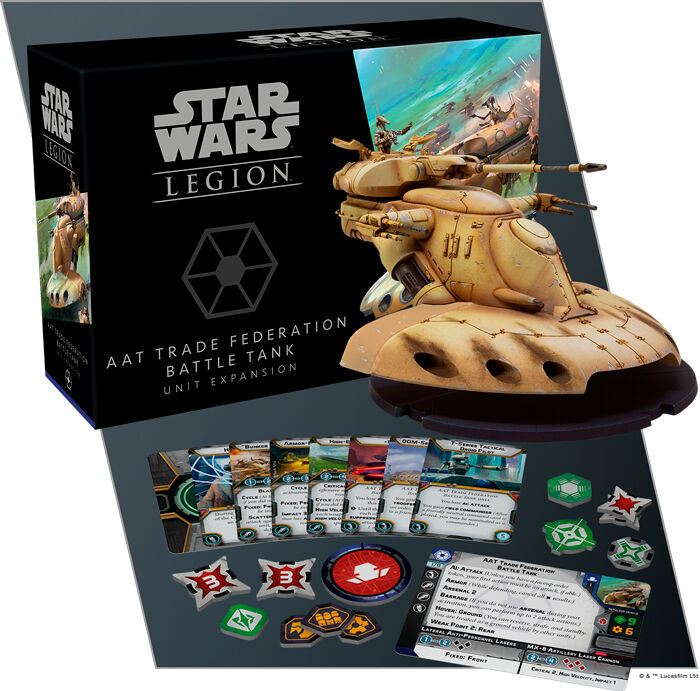 Star Wars Legion AAT Trade Federation Utvidelse til Star Wars Legion