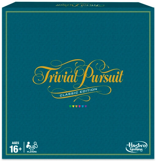 Trivial Pursuit Brettspill - Engelsk 2017 Edition med 2400 spørsmål