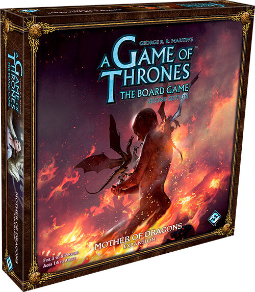 Game of Thrones Mother of Dragons Exp Utvidelse til Brettspillet 2nd Edition