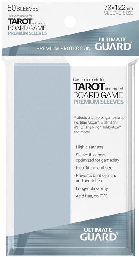 Brettspill Kortbeskyttere 50stk 73x122 Ultimate Guard Premium Tarot Sleeves