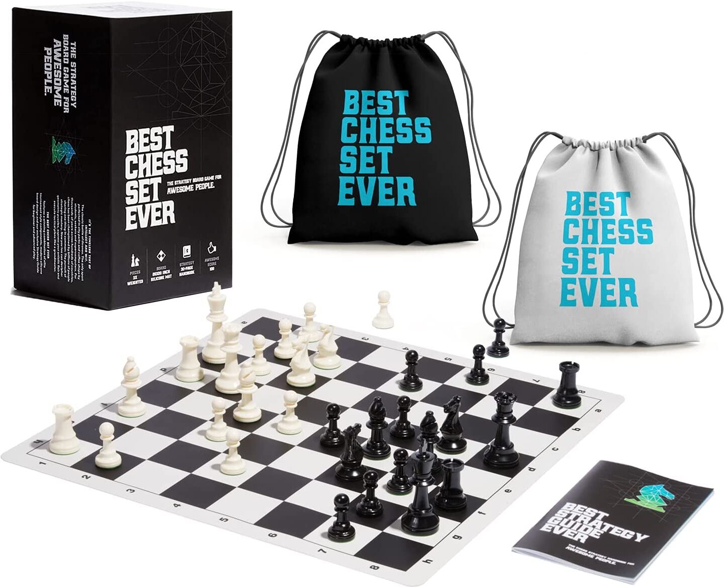 Sjakksett Best Chess Set Ever 50cm 50x50cm  - Triple Weighted