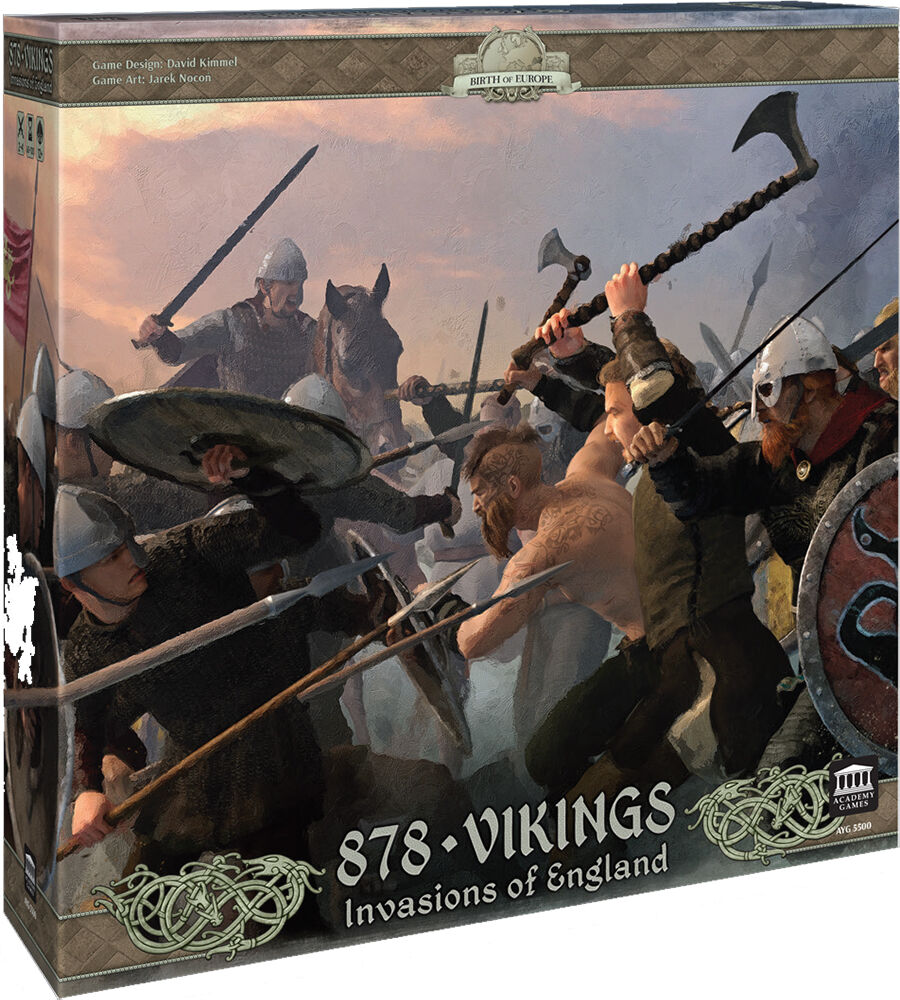 878 Vikings Second Edition Brettspill Invasions of England