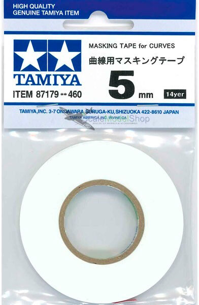 Tamiya Masking Tape For Curves - 5mm