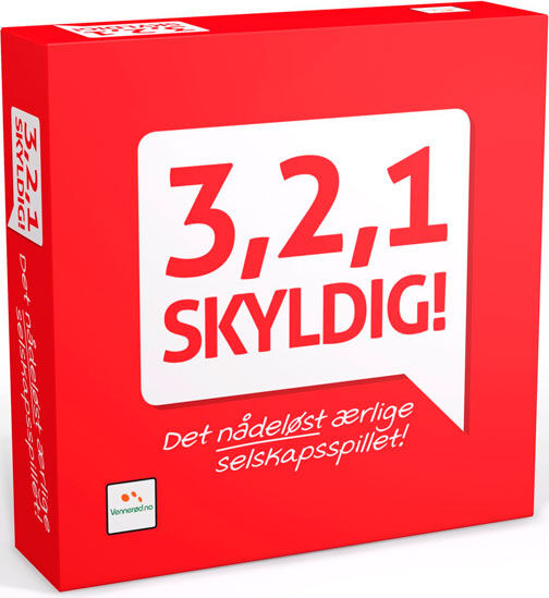 3, 2, 1 Skyldig Brettspill Norsk utgave