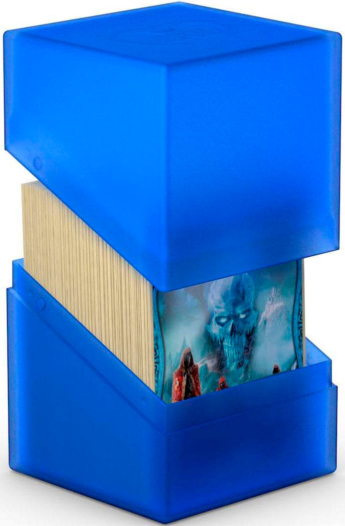 Sapphire DeckBox Boulder 120 kort Blå Sapphire Samleboks Ultimate Guard 10 x 8 x 7,5 cm