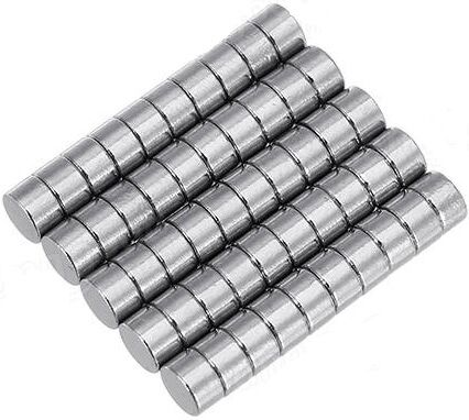 Neodymium Magnet 2x1mm 100 stk Runde Rare Earth magneter