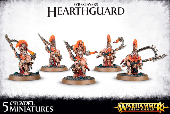 Fyreslayers Hearthguard Warhammer Age of Sigmar