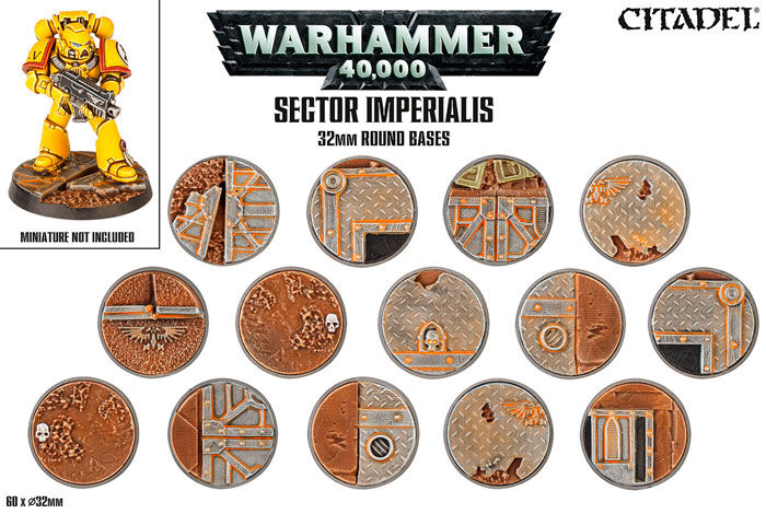Sector Imperials 32mm Round Bases