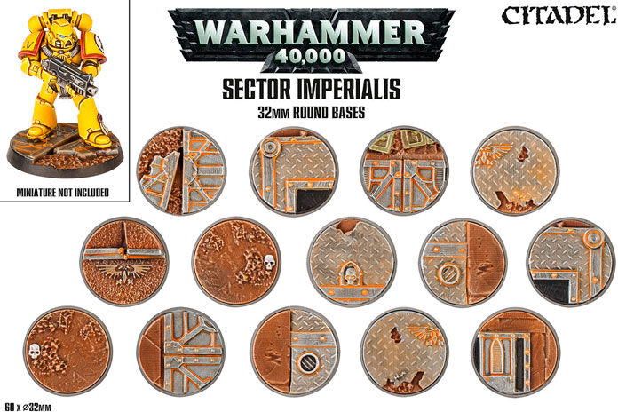 Sector Imperials 32mm Round Bases