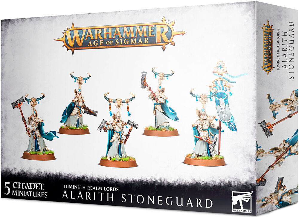 Lumineth Realm Lords Alarith Stoneguard Warhammer Age of Sigmar