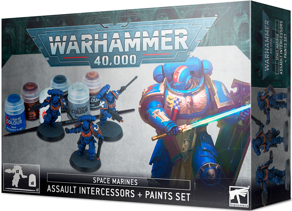 Space Marines Assault Inter + Paint Set