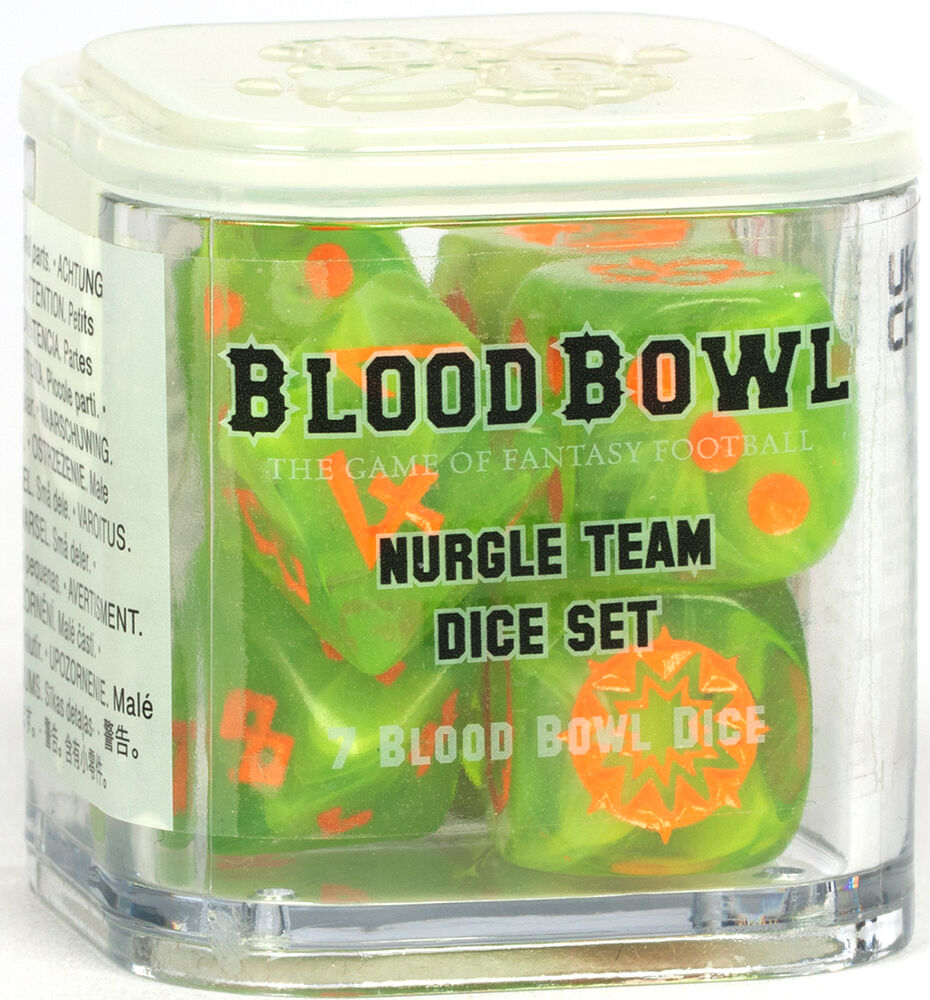 Blood Bowl Dice Nurgle