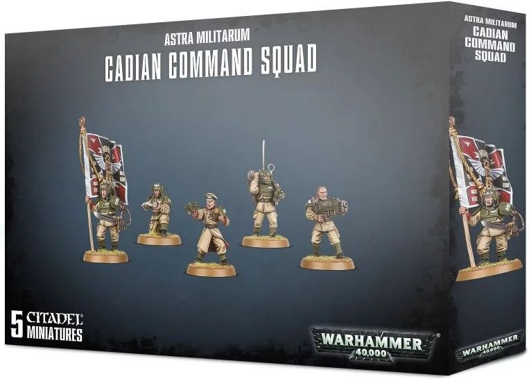 Astra Militarum Cadian Command Squad Warhammer 40K