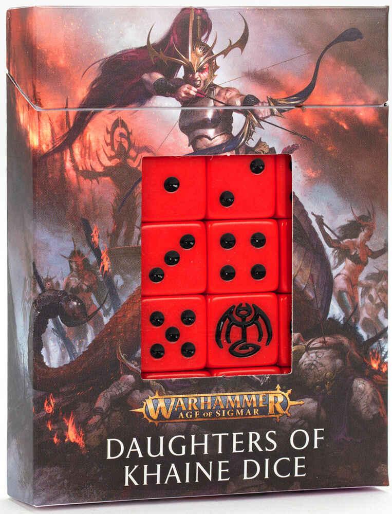 Daughters of Khaine Dice Set Warhammer Age of Sigmar