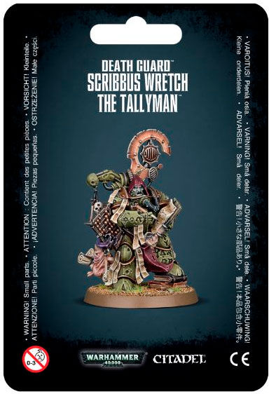 Death Guard Scribbus Wretch The Tallyman Warhammer 40K
