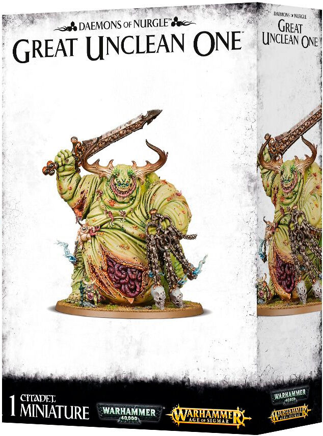 Daemons of Nurgle Great Unclean One Warhammer 40/Age of Sigmar