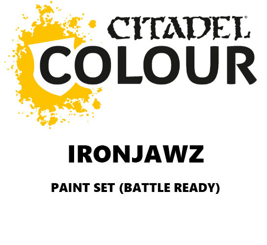 Ironjawz Paint Set Battle Ready Paint Set for din hær