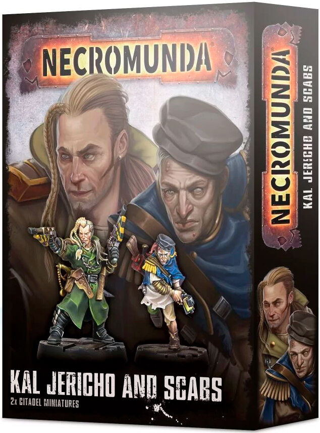 Necromunda Kal Jericho and Scabs