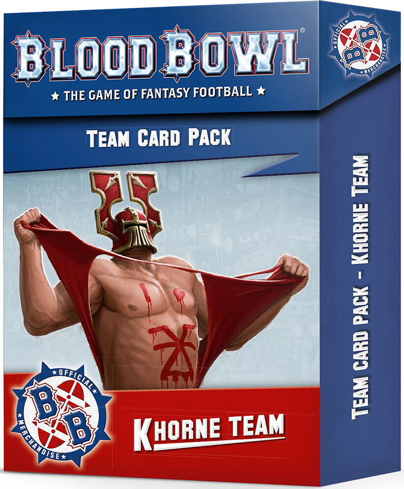 Blood Bowl Cards Khorne Team