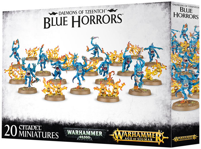 Daemons of Tzeentch Blue Horrors Warhammer 40K / Age of Sigmar