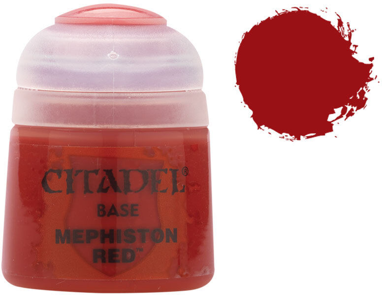 Citadel Paint Base Mephiston Red (Også kjent som Mechrite Red)