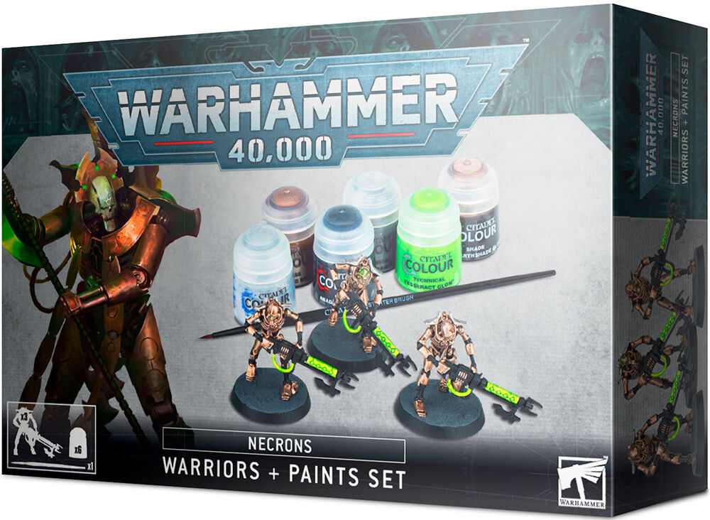 Necrons Warriors + Paint Set Warhammer 40K