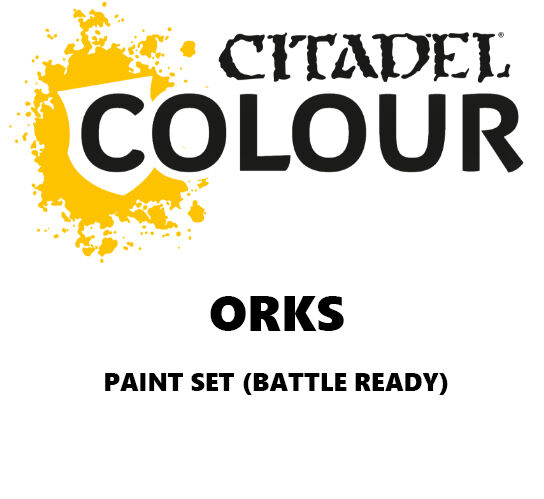 Orks Paint Set Battle Ready Paint Set for din hær