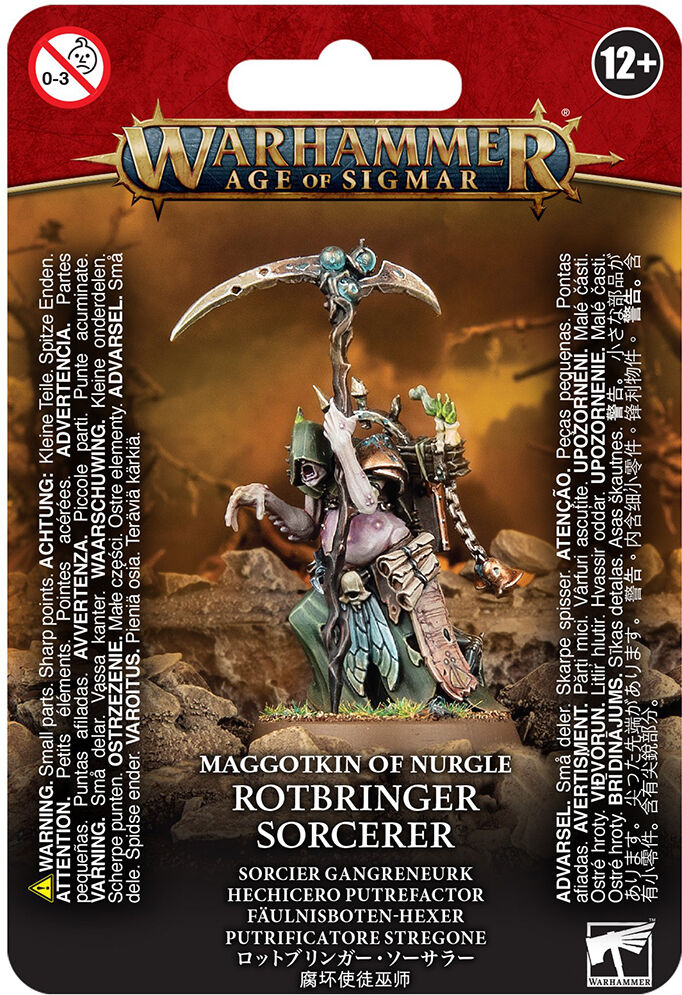 Maggotkin of Nurgle Rotbringer Sorcerer Warhammer Age of Sigmar