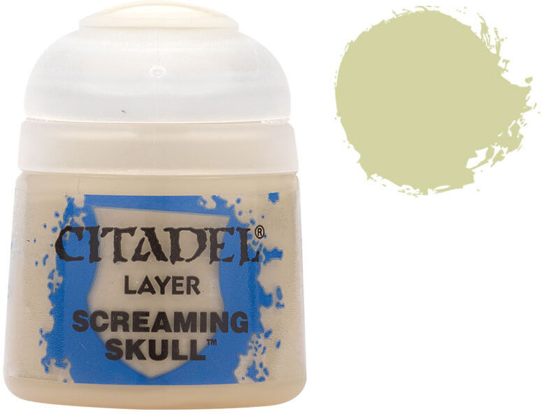 Citadel Paint Layer Screaming Skull Tilsvarer P3 Menoth White Highlight