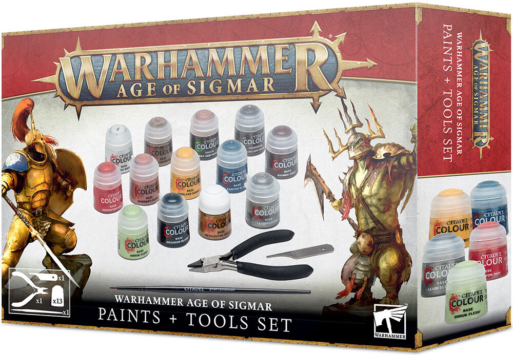 Age of Sigmar Paints + Tools Set