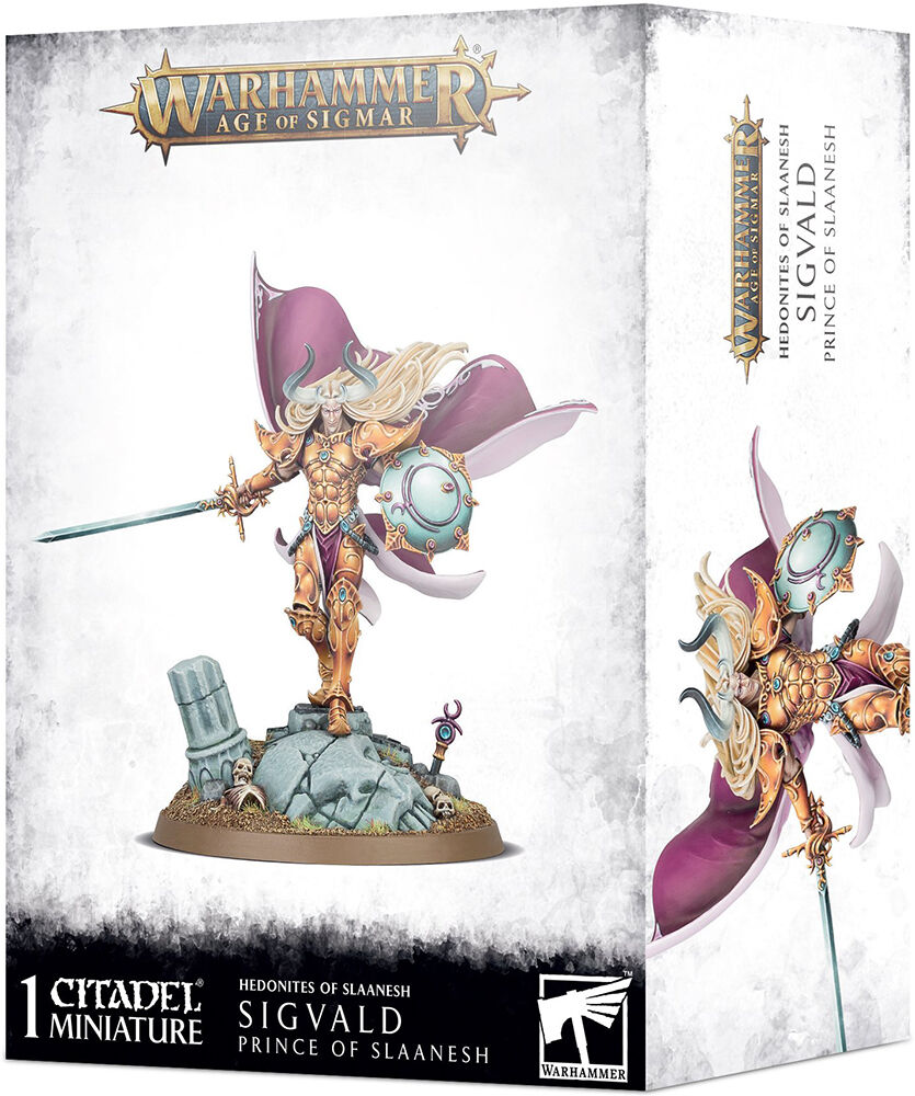 Hedonites of Slaanesh Sigvald Prince of Warhammer Age of Sigmar Slaanesh