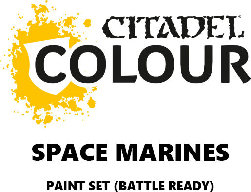 Space Marines Paint Set Battle Ready Paint Set for din hær