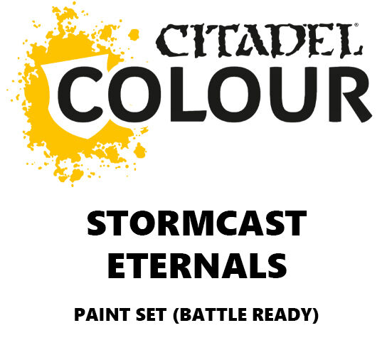 Stormcast Eternals Paint Set Battle Ready Paint Set for din hær