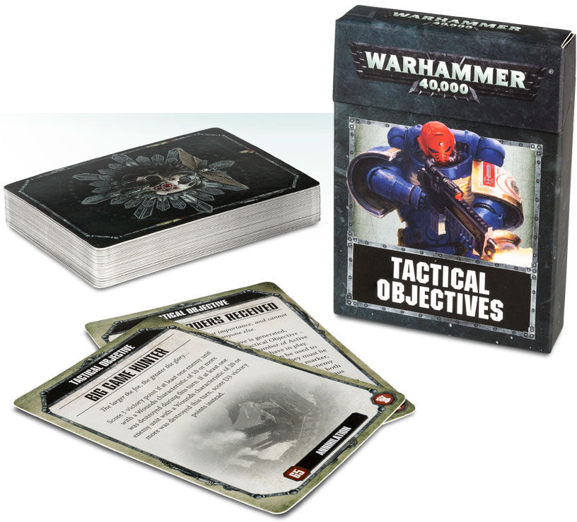 Warhammer 40K Tactical Objective Cards 8th Edition