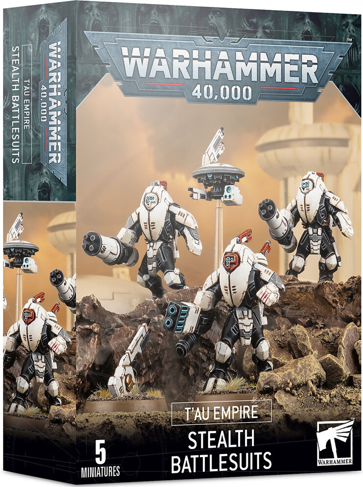 Tau Empire Stealth Battlesuits Warhammer 40K