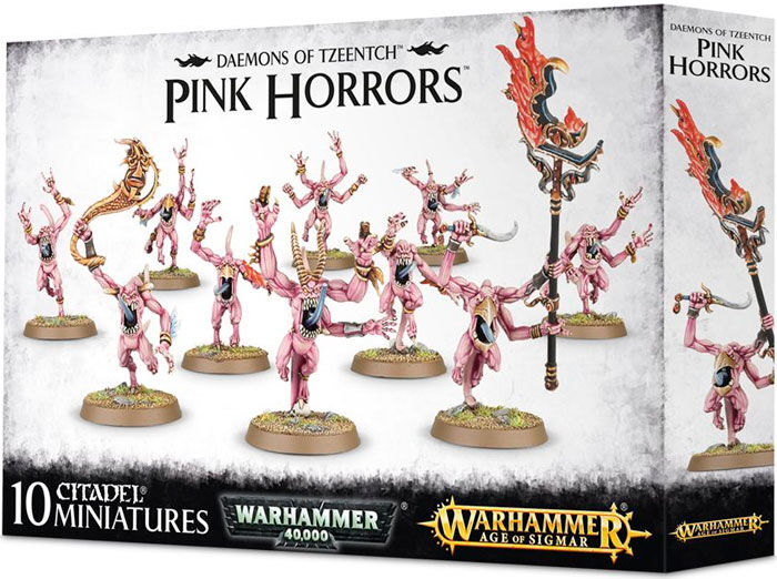 Daemons of Tzeentch Pink Horrors Warhammer 40K / Age of Sigmar