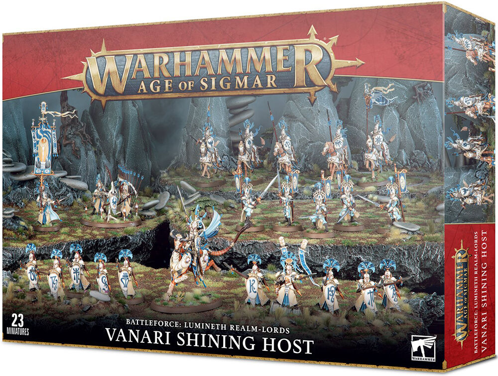 Lumineth Realm Lords Vanari Shining Hos Warhammer Age of Sigmar Battleforce