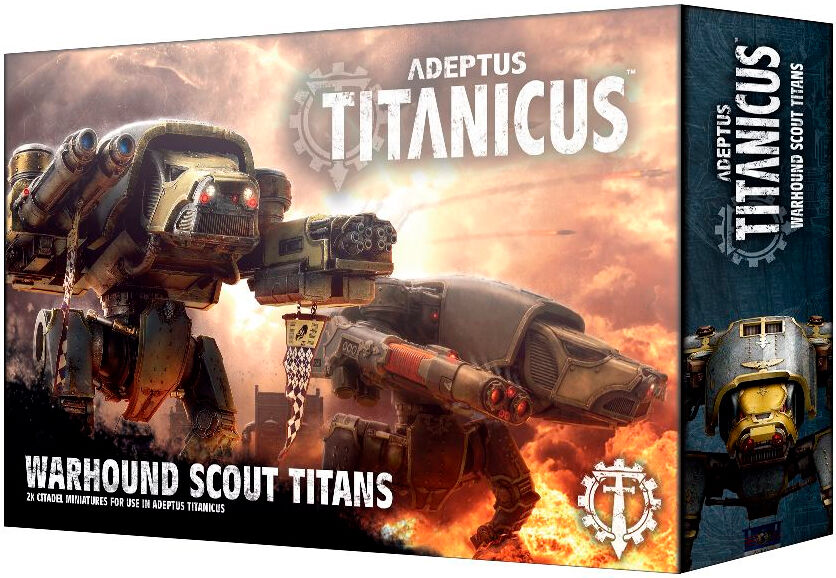 Titanicus Warhound Scout Titans Adeptus Titanicus