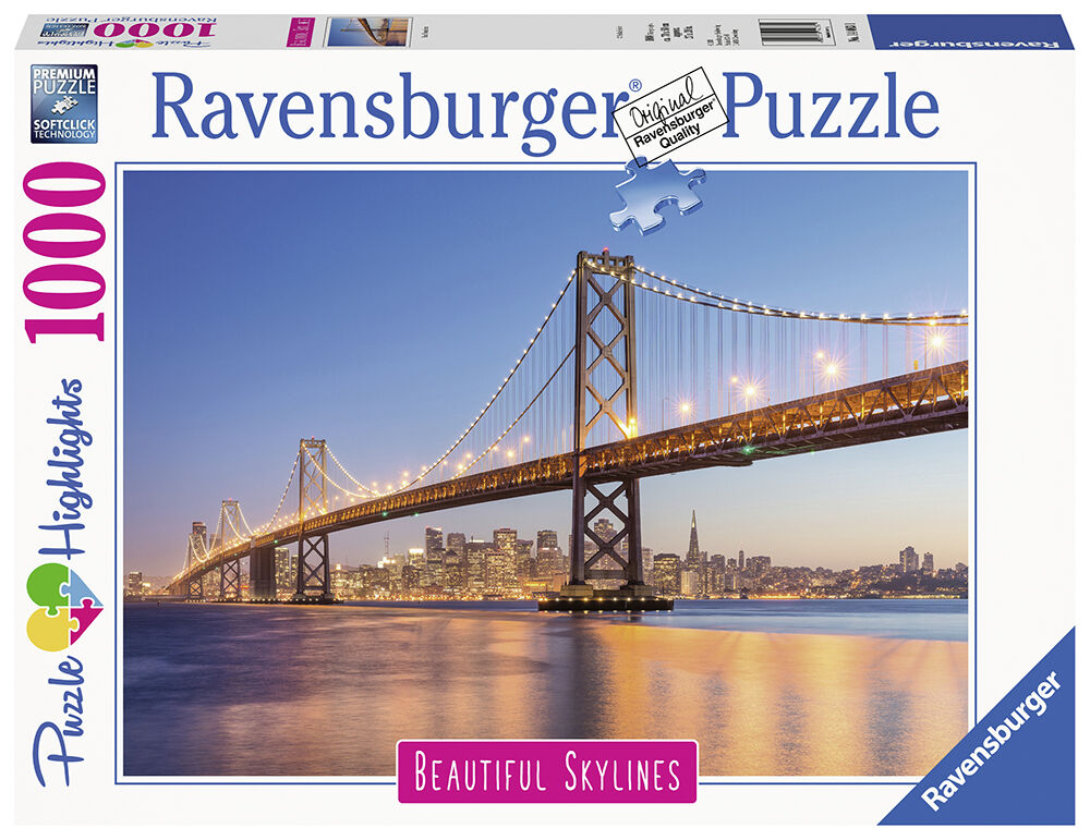 San Francisco 1000 biter Puslespill Ravensburger Puzzle