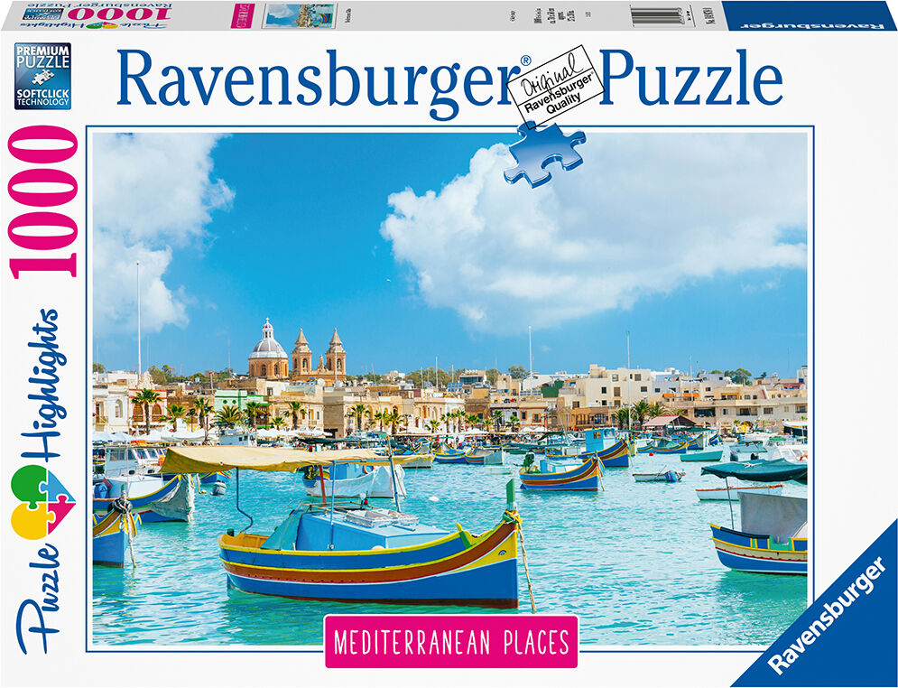 Malta 1000 biter Puslespill Ravensburger Puzzle