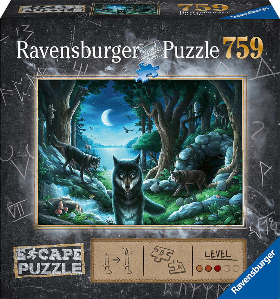 Curse of the Wolves 759 biter Puslespill Ravensburger Escape Room Puzzle