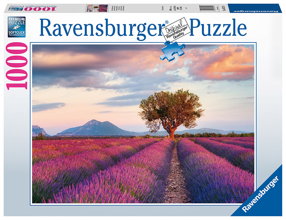 Lavendelåkeren 1000 biter Puslespill Ravensburger Puzzle