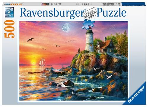 Fyrtårnet 500 biter Puslespill Ravensburger Puzzle