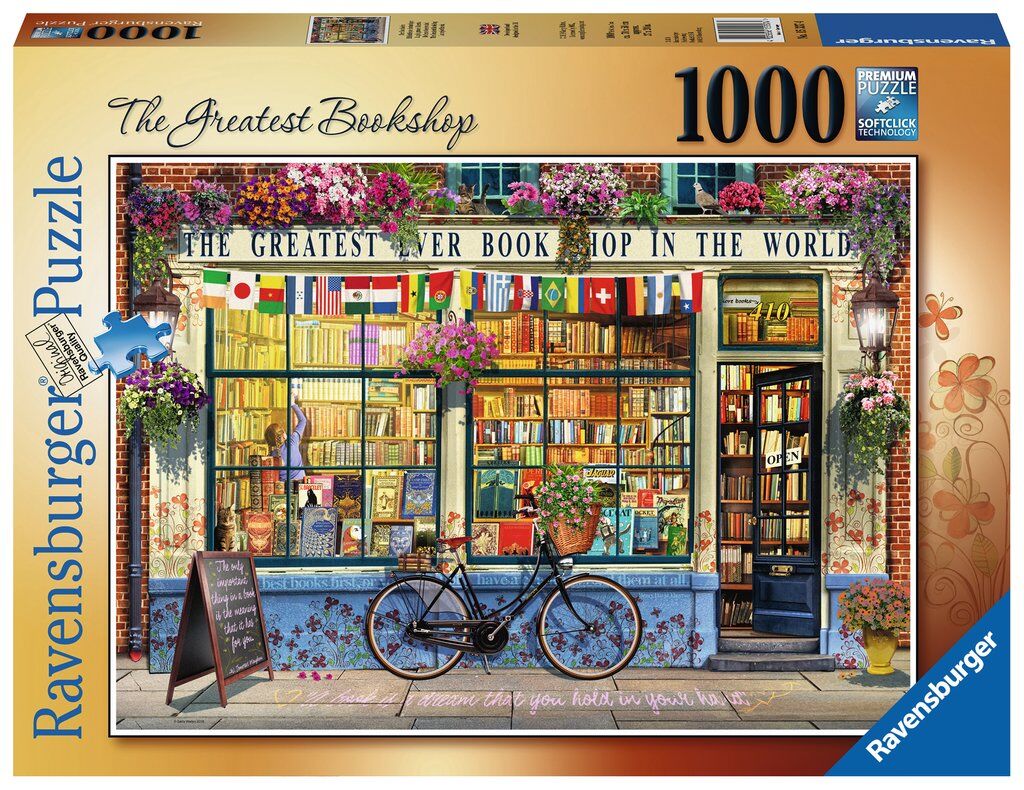 The Greatest Bookshop 1000 biter Ravensburger Puslespill