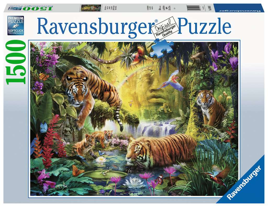 Tranquil Tigers 1500 biter Puslespill Ravensburger Puzzle