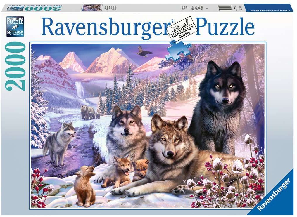 Wolves in the Snow 2000 biter Puslespill Ravensburger Puzzle