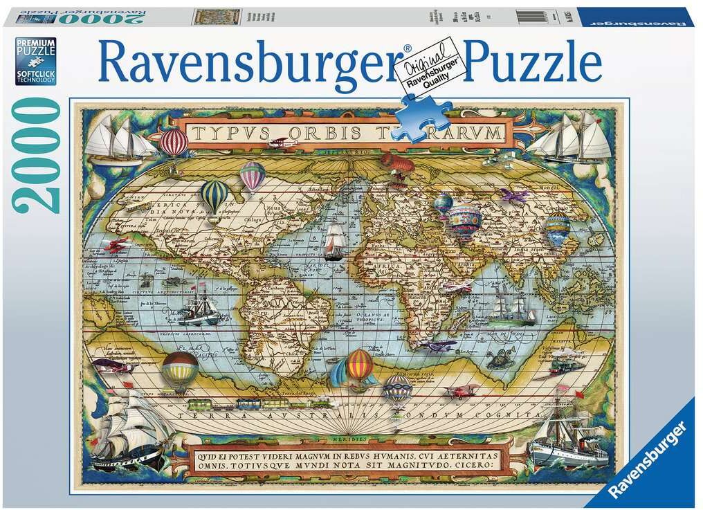 Around the World 2000 biter Puslespill Ravensburger Puzzle