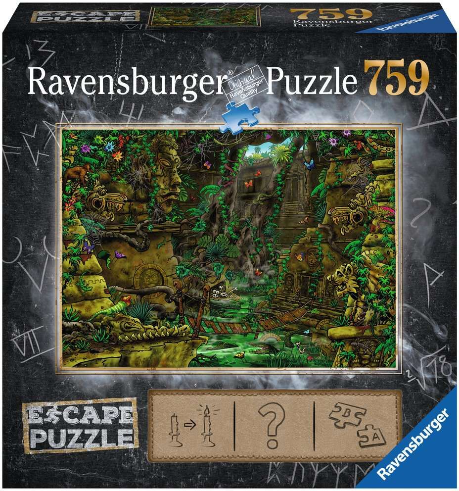 Temple 759 biter Puslespill Ravensburger Escape Room Puzzle