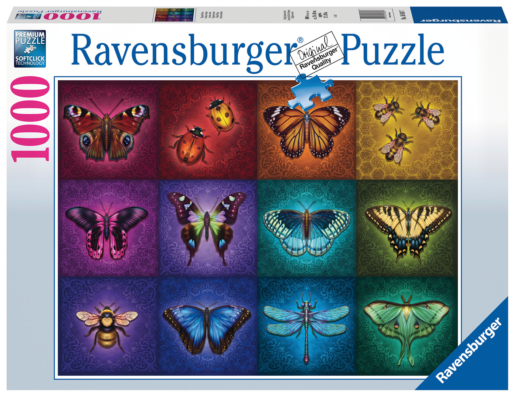 Vakre bevingede insekter 1000 biter Puslespill - Ravensburger Puzzle