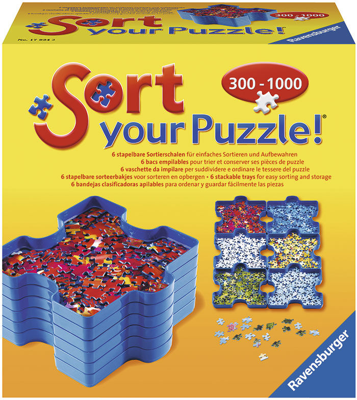 Puslespill Sorteringsbokser 300-1000 Ravensburger Sort Your Puzzle